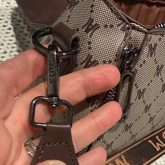 Chocolate Monogram Mini Top-Handle Crossbody - Picture 10 of 15